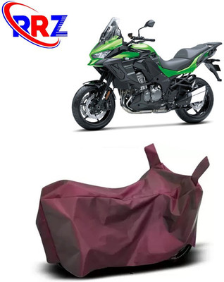 RRZ Waterproof Two Wheeler Cover for Kawasaki(Versys 1000, Maroon)