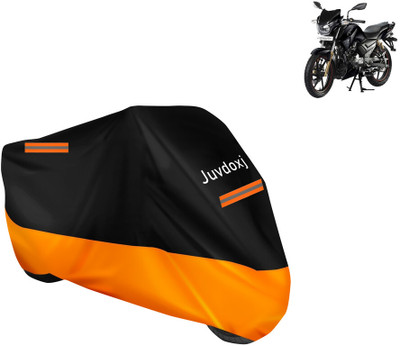 Juvdoxj Waterproof Two Wheeler Cover for TVS(Apache RTR 180, Orange)