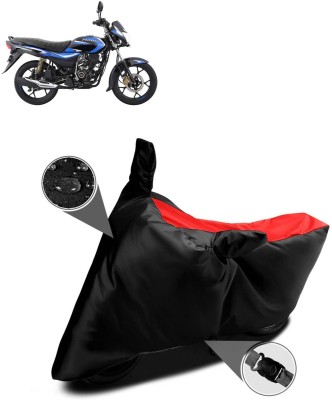 PAGORA Waterproof Two Wheeler Cover for Bajaj(Platina 110 H-Gear BS6, Red)