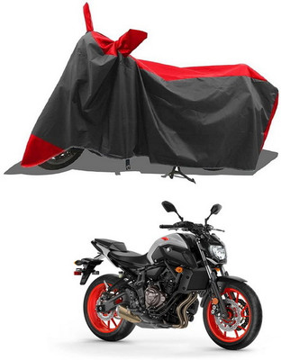 PAGORA Waterproof Two Wheeler Cover for Yamaha(MT 07, Red, Black)