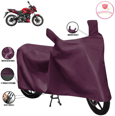 MADAFIYA Waterproof Two Wheeler Cover for Bajaj(Pulsar 160 NS DTS-i, Maroon)