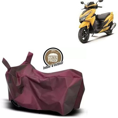 OliverX Waterproof Two Wheeler Cover for Honda(Grazia BS6, Maroon)