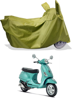 Amexride Two Wheeler Cover for Piaggio(Vespa LX, Maroon)