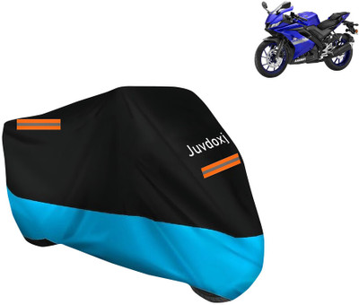 Juvdoxj Waterproof Two Wheeler Cover for Yamaha(YZF R15S BS6, Blue)