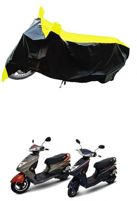 VESMEI Two Wheeler Cover for Ampere(Reo Elite BS6, Yellow)