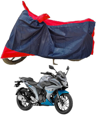 Mdstar Waterproof Two Wheeler Cover for Yamaha(Fazer 25, Red, Blue)