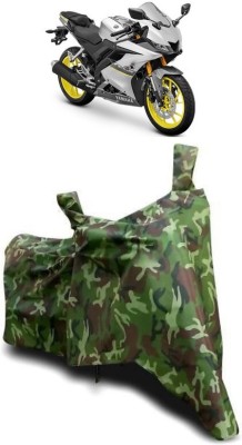 DeepShakshi AUTOMOTIVE Two Wheeler Cover for Yamaha(YZF-R15 V3 New BS6, Green, Multicolor)