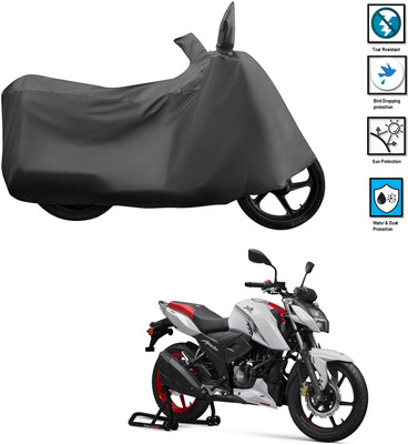PAGORA Waterproof Two Wheeler Cover for TVS(Apache RTR 160, Grey)