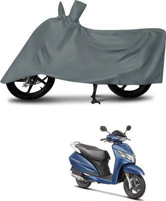 MMSSTAR Waterproof Two Wheeler Cover for Honda(Activa 125, Grey)