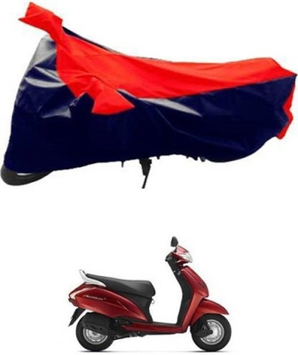 smwzxyu Waterproof Two Wheeler Cover for Honda(Black, Red)