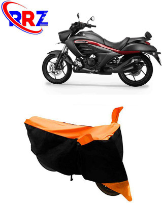 RRZ Waterproof Two Wheeler Cover for Suzuki(Intruder, Black, Orange)