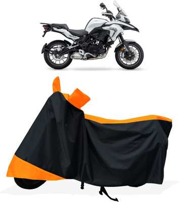 Tricway Two Wheeler Cover for Benelli(TRK 502, Orange)