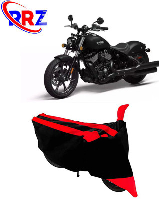 AutoGalaxy Waterproof Two Wheeler Cover for Indian(Chief, Black, Red)