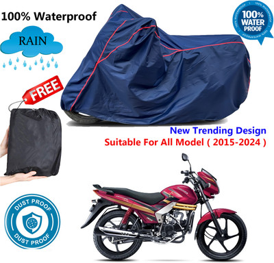 AUTOCAD Waterproof Two Wheeler Cover for Mahindra(Centuro Rockstar, Blue, Red)