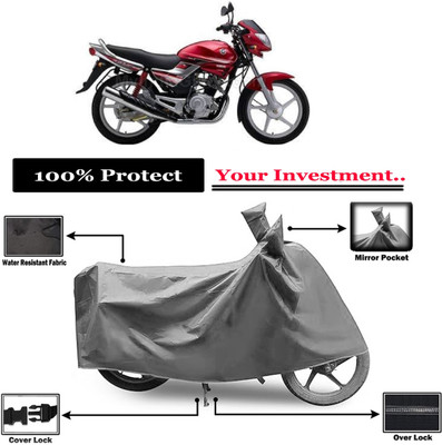 Amexride Two Wheeler Cover for Yamaha(Libero LX, Grey)