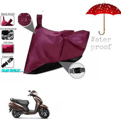 smwzxyu Waterproof Two Wheeler Cover for Honda(Activa 6G, Maroon)