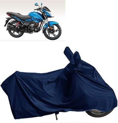 DIGGU Two Wheeler Cover for Hero(Glamour Programmed FI BS6, Blue)