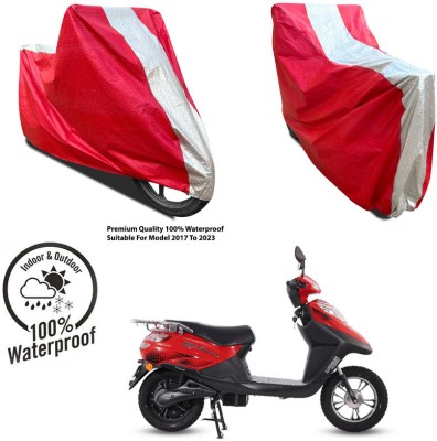 AUTOCAD Waterproof Two Wheeler Cover for KTM(RC 125 BS6, Silver, Red)