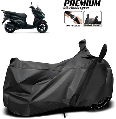 smwzxyu Waterproof Two Wheeler Cover for Vespa(Vespa LX 125, Black)