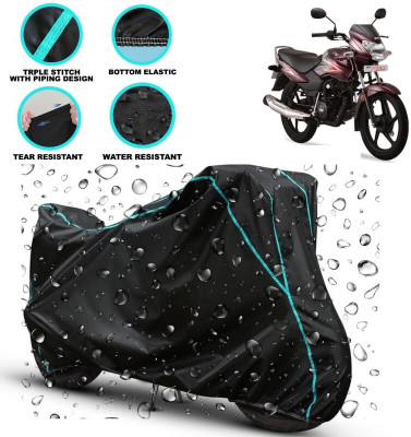 kerwa Waterproof Two Wheeler Cover for TVS(Sport, Black)