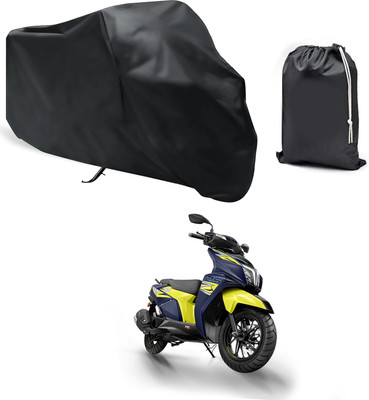 CODOKI Waterproof Two Wheeler Cover for TVS(Ntorq 125, Black)