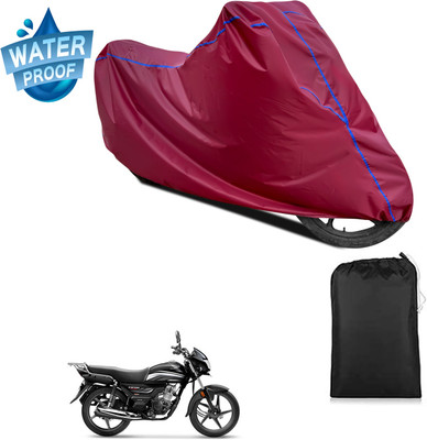 PAGORA Waterproof Two Wheeler Cover for Hero(CD 110 Dream, Maroon)