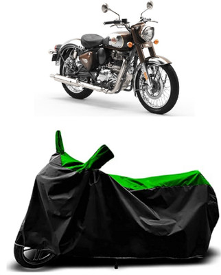 VESMEI Two Wheeler Cover for Royal Enfield(Standardv BS6, Green)