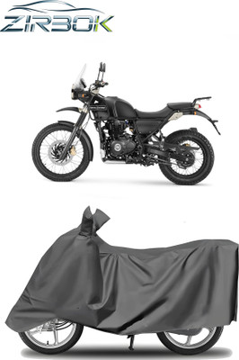 ZIRBOK Waterproof Two Wheeler Cover for Royal Enfield(Himalayan, Grey)