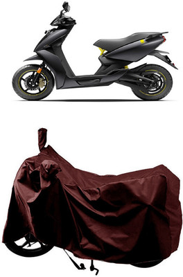 SUGASHRI Waterproof Two Wheeler Cover for Ather(450 X, Maroon)