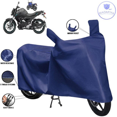 MADAFIYA Waterproof Two Wheeler Cover for Yamaha(FZ-S Fi Version 3.0, Blue)