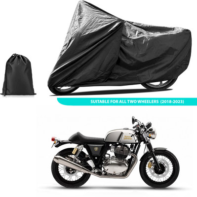 CODOKI Two Wheeler Cover for Royal Enfield(Continental GT 650, Black)