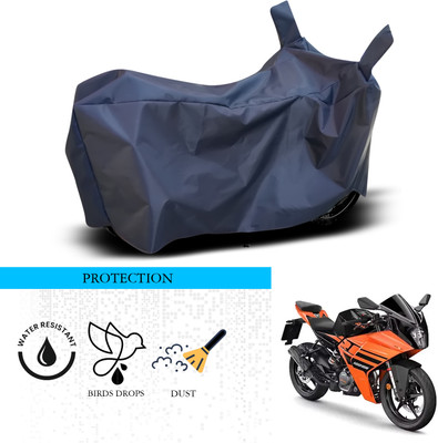 ANTHUB Waterproof Two Wheeler Cover for KTM(RC 125, Blue)