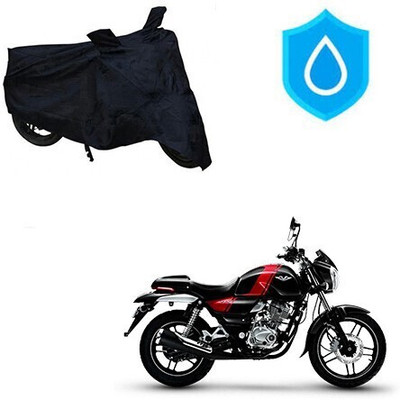 DeepShakshi AUTOMOTIVE Waterproof Two Wheeler Cover for Bajaj(V 150, Black)