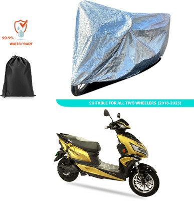 GOSHIV-car and bike accessories Waterproof Two Wheeler Cover for Okinawa(Silver)