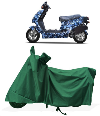 Tricway Two Wheeler Cover for Hero Electric(Electric AXLHE-20 BS6, Green)