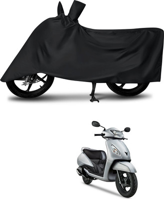 DeepShakshi AUTOMOTIVE Waterproof Two Wheeler Cover for TVS(Jupiter, Black)