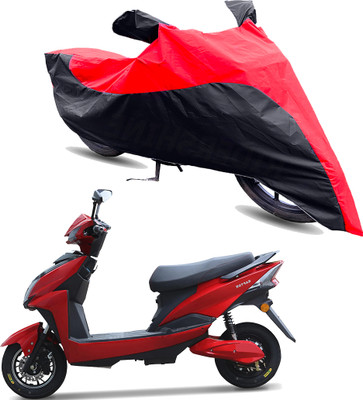 Motodreka Two Wheeler Cover for Techo Electra(Raptor, Red, Black)