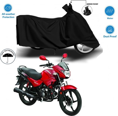 WMIZEXA Waterproof Two Wheeler Cover for Honda(Black)