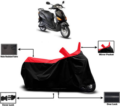 KEDIT Two Wheeler Cover for Hero(Electric Optima Plus, Red)