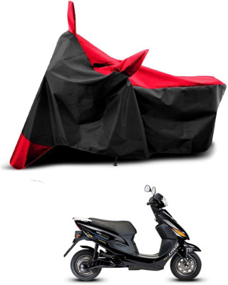 KEDIT Two Wheeler Cover for Hero(Electric Cruz, Red, Black)