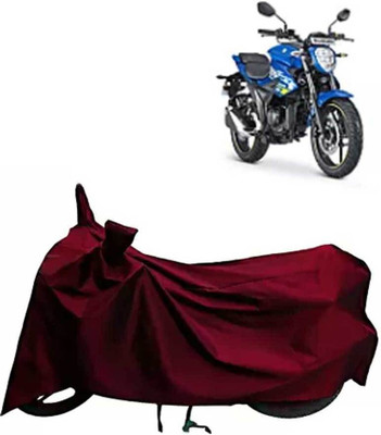 DeepShakshi AUTOMOTIVE Two Wheeler Cover for Suzuki(Gixxer, Maroon)