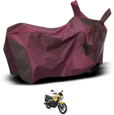 GOSHIV-car and bike accessories Waterproof Two Wheeler Cover for Hero(Passion Plus, Maroon)