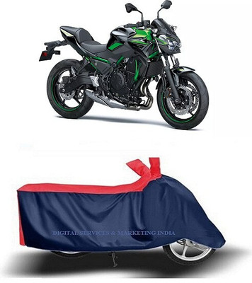 DeepShakshi AUTOMOTIVE Waterproof Two Wheeler Cover for Kawasaki(Z650 BS6, Blue)