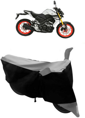 GANPRA Two Wheeler Cover for Yamaha(MT 15 New, Black, Grey)