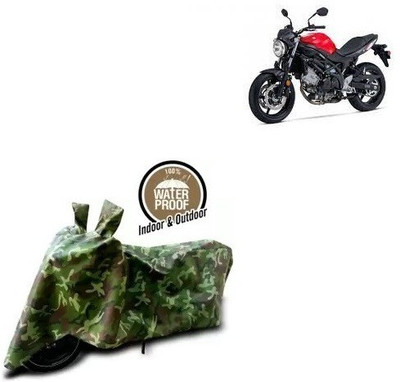 THE REAL ARV Waterproof Two Wheeler Cover for Suzuki(SV650 BS6, Multicolor)