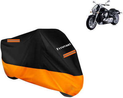 Horseyaart Waterproof Two Wheeler Cover for Suzuki(Intruder M1800R, Orange)
