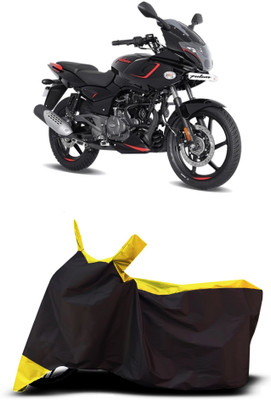 VESMEI Two Wheeler Cover for Bajaj(Pulsar 180F BS6, Yellow)