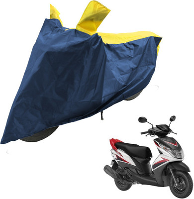 RiderShine Two Wheeler Cover for Yamaha(Ray Z, Blue, Yellow)
