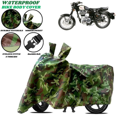 SRP PRODUCT Waterproof Two Wheeler Cover for Royal Enfield(Hunter 350, Green)