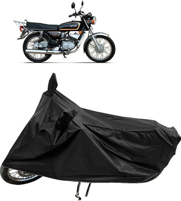 DeepShakshi AUTOMOTIVE Waterproof Two Wheeler Cover for Yamaha(RX135, Black)